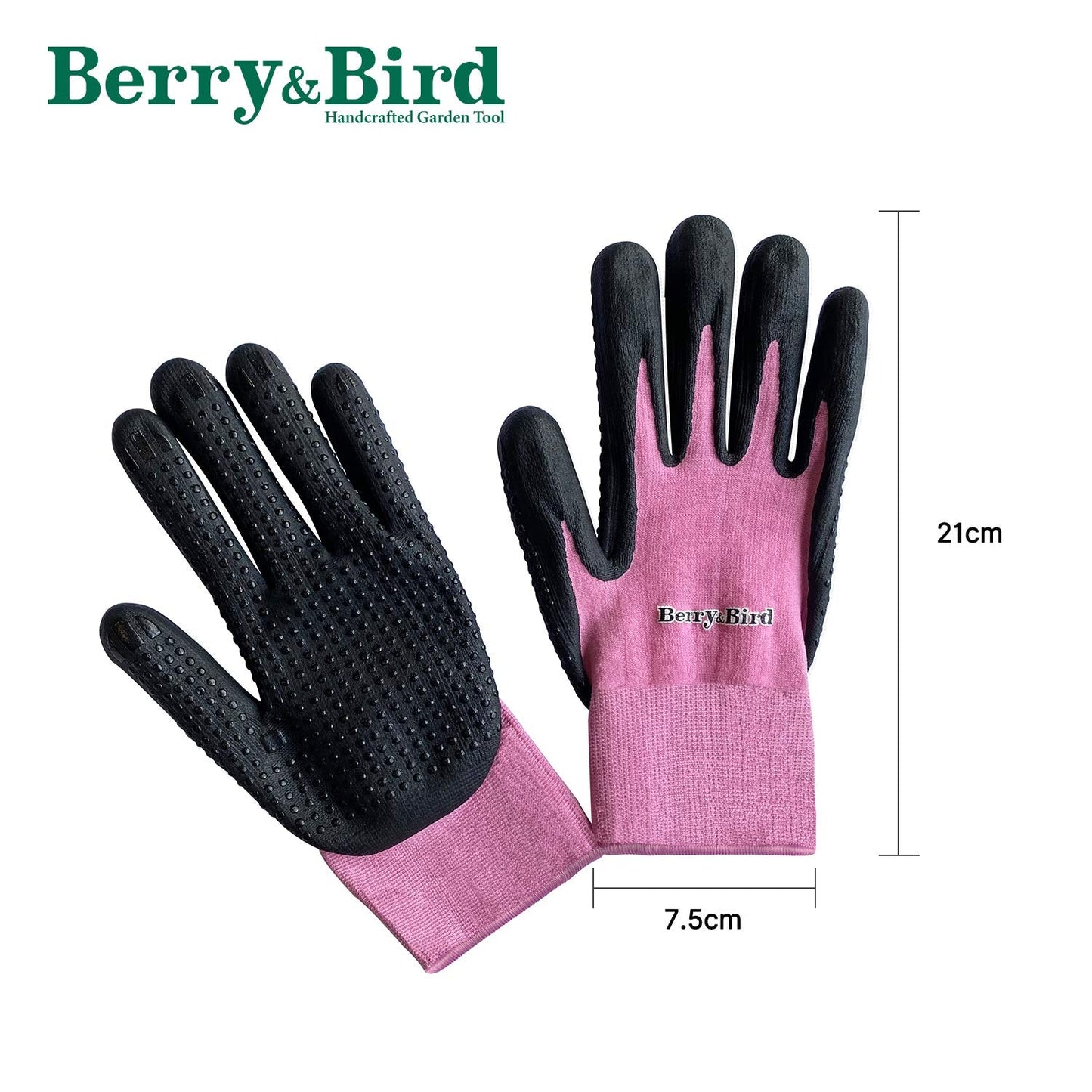 Garden Accessories Garden Glove for Men and Women with Micro Foam Coating (Pink)