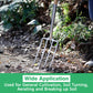 Garden Tools 4-Tine Stainless Steel Heavy Duty Spading Fork  43.9 inches D-Grip Handle