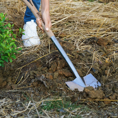 Digging Spade Gardening Square Border Spade 41.3 inch with D-Grip Handle