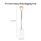 Garden Tools 4-Tine Stainless Steel Digging Fork  37.4 inches D-Grip Handle