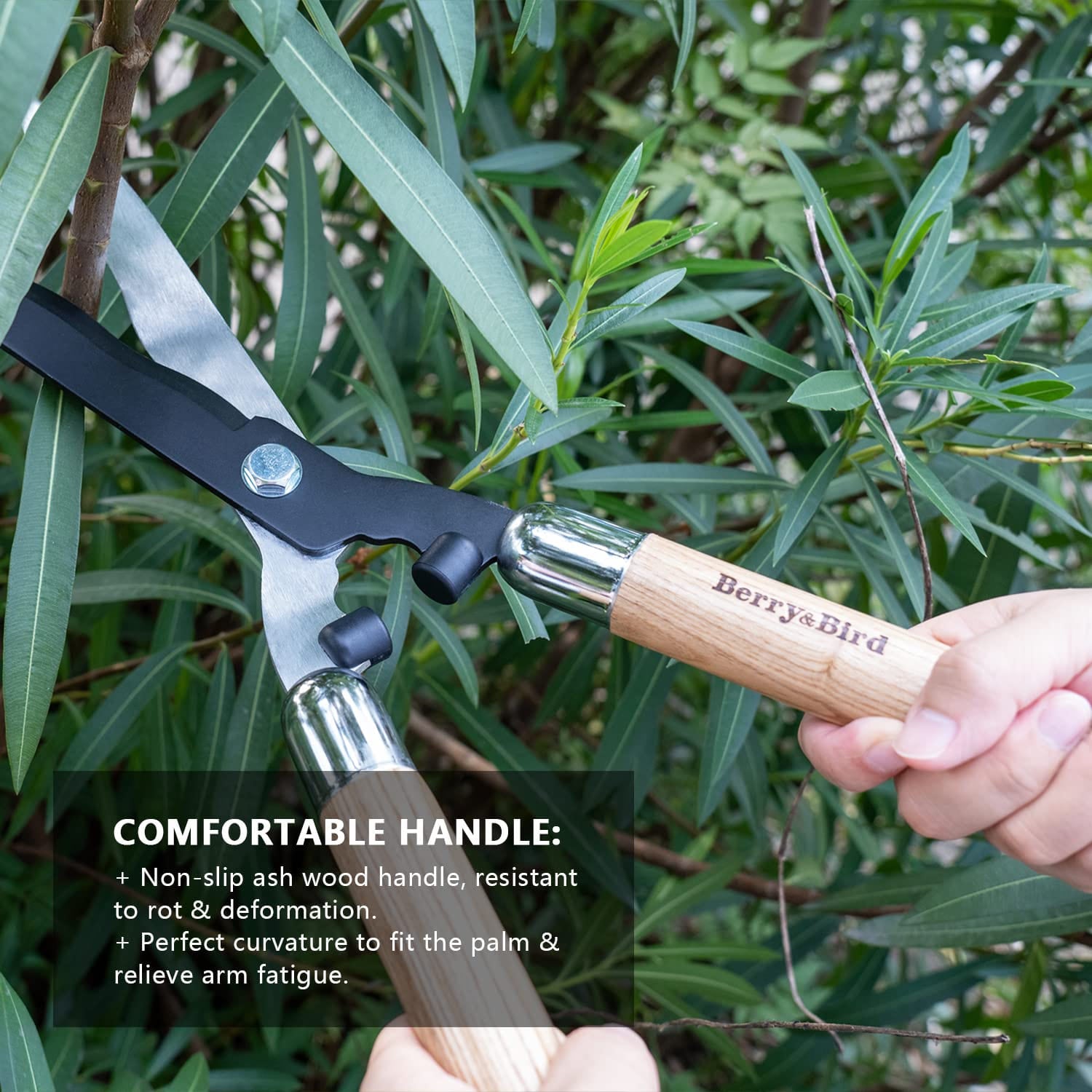 Garden Shears 8.7inch Hand Pruner with Safety Lock SK5 High Carbon Ste –  BerryandBird